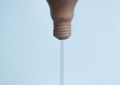 Untitled (Human Skin Light-Bulb)